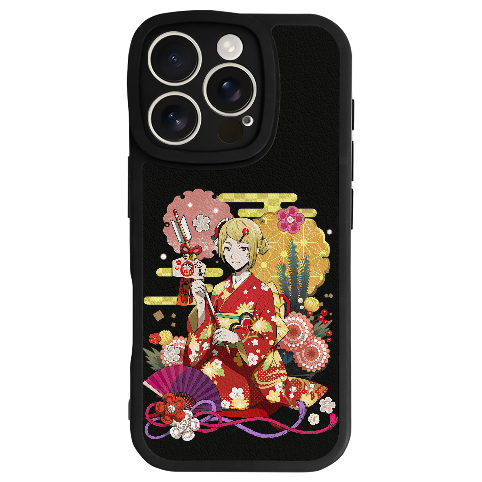 （画像用） 文豪ストレイドッグス Bungo Stray Dogs 【iPhone 16シリーズ対応】シリコンスマホケース（レザー調） 材質：シリコン